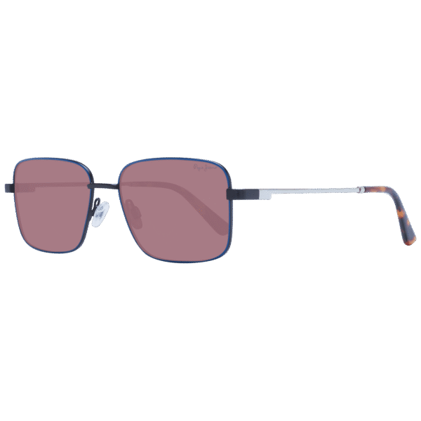Pepe Jeans Rechteck Sonnenbrille PJ5211 54406P in Blau – 45° Seitenansicht