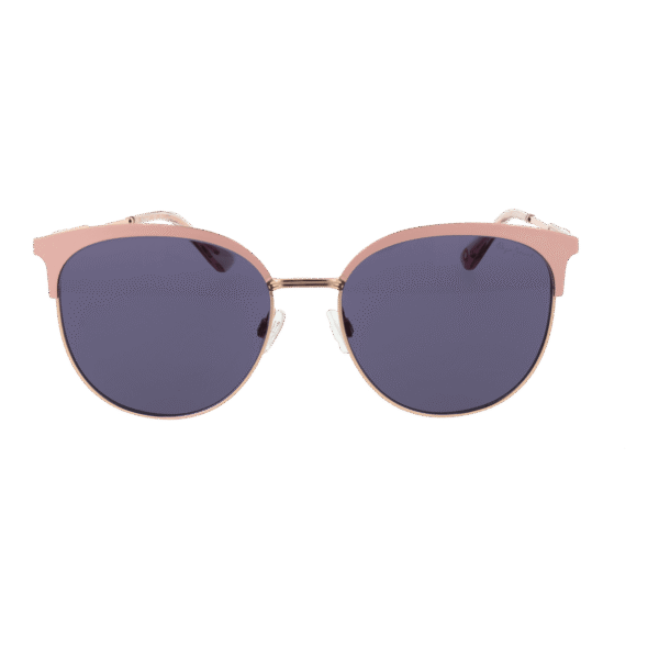 Pepe Jeans Sonnenbrille PJ5212 55200 – Frontansicht mit Metall Rahmen und Lila Gläsern