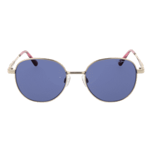 Pepe Jeans Sonnenbrille PJ5213 52402 – Frontansicht mit Metall Rahmen und Blau Gläsern