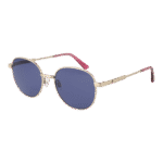 Pepe Jeans Rund Sonnenbrille PJ5213 52402 in Gold – 45° Seitenansicht
