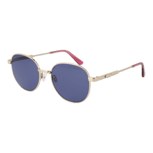 Pepe Jeans Rund Sonnenbrille PJ5213 52402 in Gold – 45° Seitenansicht