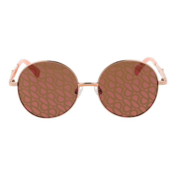 Pepe Jeans Sonnenbrille PJ5214 55401 – Frontansicht mit Metall Rahmen und Braun Gläsern