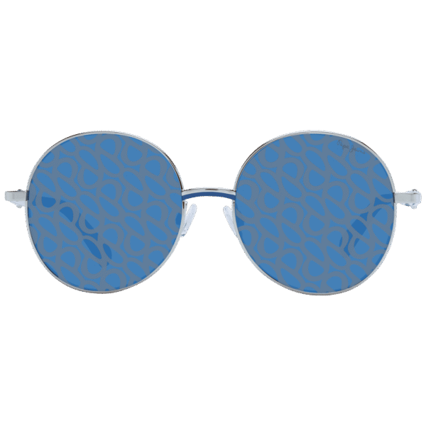 Pepe Jeans Sonnenbrille PJ5214 55402 – Frontansicht mit Metall Rahmen und Blau Gläsern