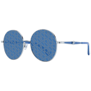 Pepe Jeans Rund Sonnenbrille PJ5214 55402 in Silber – 45° Seitenansicht