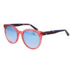 Pepe Jeans Rund Sonnenbrille PJ7400 52411 in Rot – 45° Seitenansicht