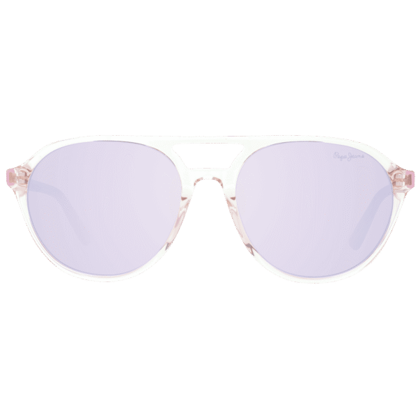 Pepe Jeans Sonnenbrille PJ7402 54359 – Frontansicht mit Azetat Rahmen und Braun Gläsern