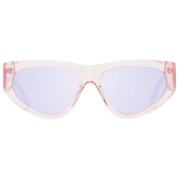 Pepe Jeans Sonnenbrille PJ7403 56359 – Frontansicht mit Azetat Rahmen und Rosa Gläsern