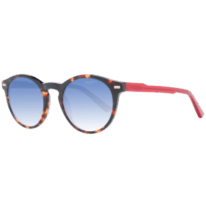 Pepe Jeans Rund Sonnenbrille PJ7404 49106 in Rot – 45° Seitenansicht