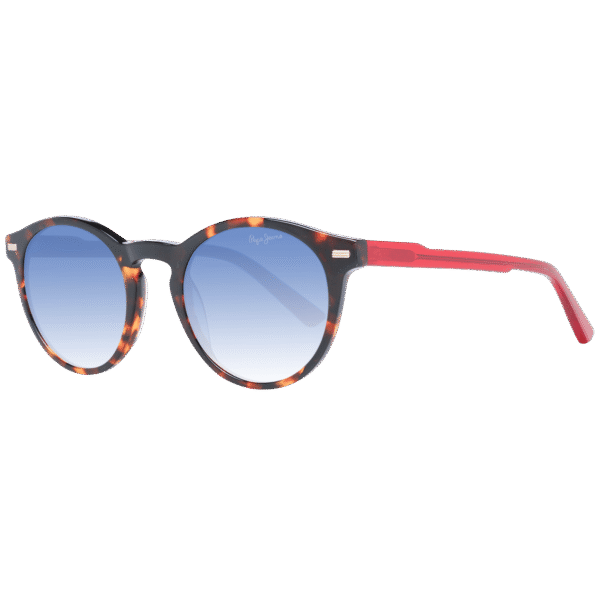 Pepe Jeans Rund Sonnenbrille PJ7404 49106 in Rot – 45° Seitenansicht