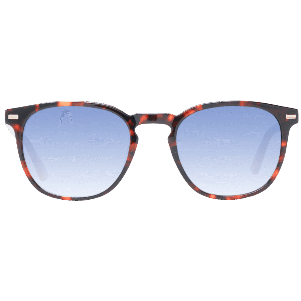 Pepe Jeans Sonnenbrille PJ7406 52106 – Frontansicht mit Azetat Rahmen und Blau Gläsern