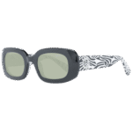 Pepe Jeans Rechteck Sonnenbrille PJ7410 49075P in Schwarz – 45° Seitenansicht