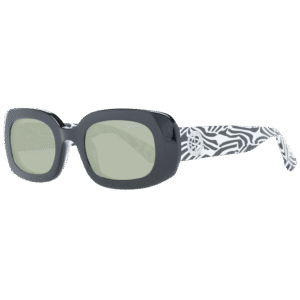 Pepe Jeans Rechteck Sonnenbrille PJ7410 49075P in Schwarz – 45° Seitenansicht