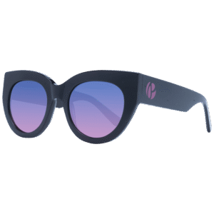 Pepe Jeans Katzenaugen Sonnenbrille PJ7423 50001 in Schwarz – 45° Seitenansicht
