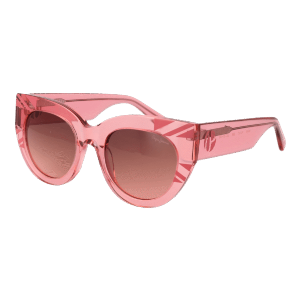 Pepe Jeans Katzenaugen Sonnenbrille PJ7423 50296 in Rosa – 45° Seitenansicht