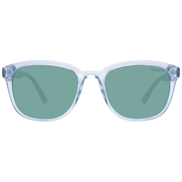 Pepe Jeans Sonnenbrille PJ7425 52637 – Frontansicht mit Azetat Rahmen und Grün Gläsern