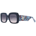 Pepe Jeans Rechteck Sonnenbrille PJ7429 52090 in Schwarz – 45° Seitenansicht