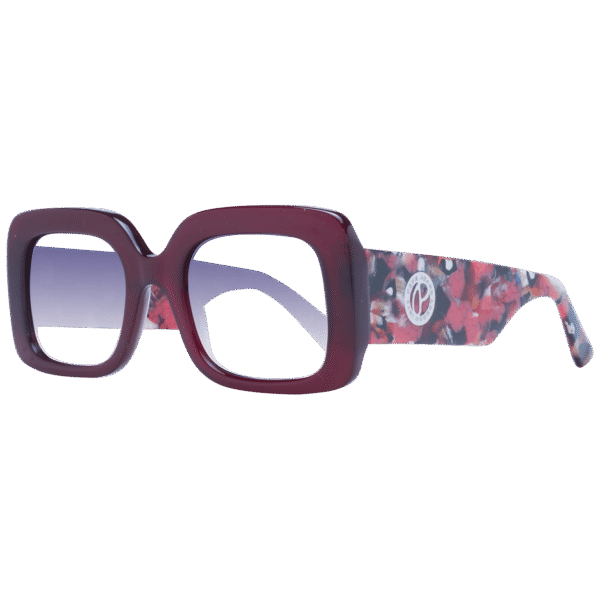 Pepe Jeans Rechteck Sonnenbrille PJ7429 52273 in Rot – 45° Seitenansicht