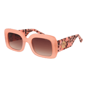 Pepe Jeans Rechteck Sonnenbrille PJ7429 52356 in Rosa – 45° Seitenansicht
