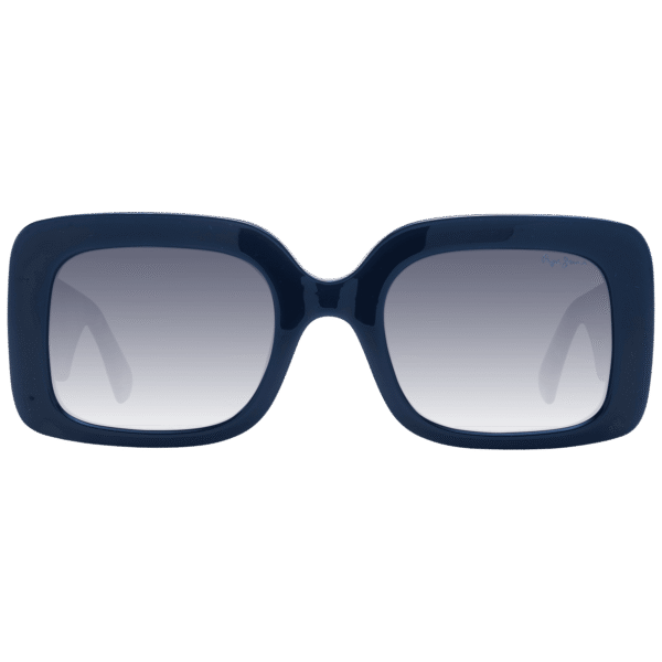 Pepe Jeans Sonnenbrille PJ7429 52649 – Frontansicht mit Azetat Rahmen und Blau Gläsern