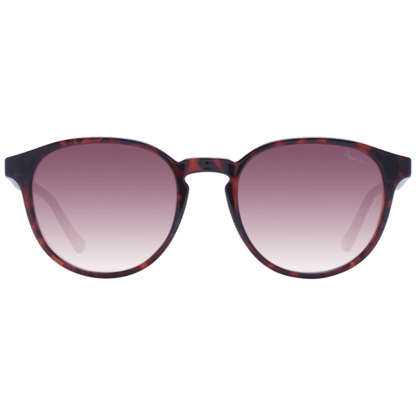 Pepe Jeans Sonnenbrille PJ7430 53106 – Frontansicht mit Azetat Rahmen und Burgunder Gläsern