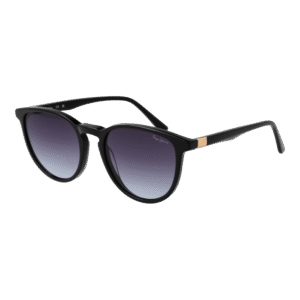 Pepe Jeans Panto Sonnenbrille PJ7432 52080 in Schwarz – 45° Seitenansicht