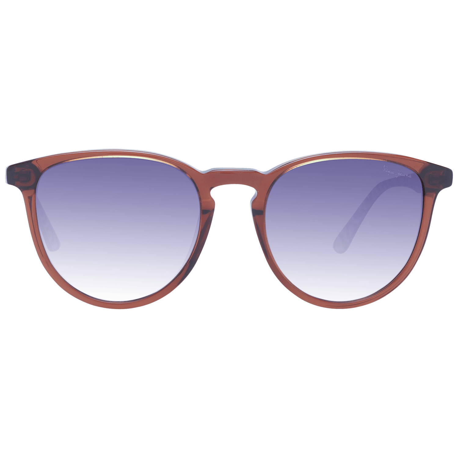 Pepe Jeans Sonnenbrille PJ7432 52196 – Frontansicht mit Azetat Rahmen und Lila Gläsern