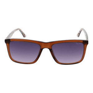 Pepe Jeans Sonnenbrille PJ7433 56196 – Frontansicht mit Azetat Rahmen und Lila Gläsern