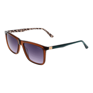 Pepe Jeans Quadrat Sonnenbrille PJ7433 56196 in Braun – 45° Seitenansicht