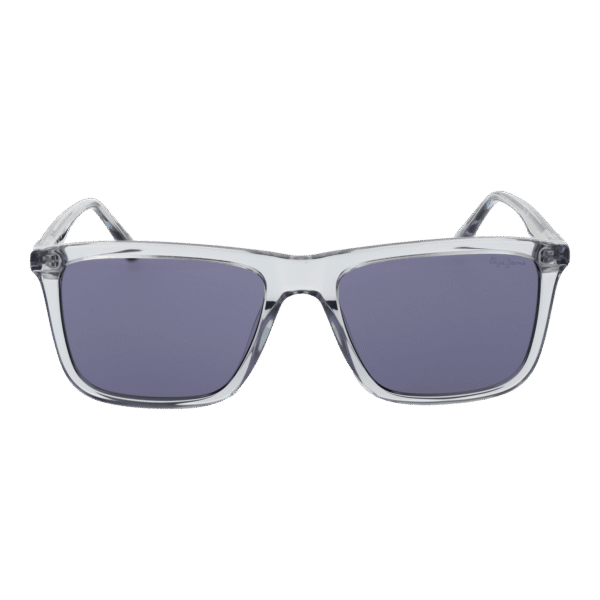 Pepe Jeans Sonnenbrille PJ7433 56909 – Frontansicht mit Azetat Rahmen und Grau Gläsern