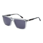 Pepe Jeans Rechteck Sonnenbrille PJ7433 56909 in Grau – 45° Seitenansicht