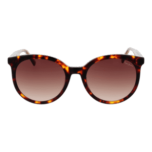 Pepe Jeans Sonnenbrille PJ7436 53010 – Frontansicht mit Azetat Rahmen und Braun Gläsern