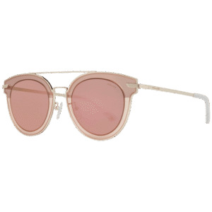 Police Rund Sonnenbrille SPL543G50300R in Rosé Gold – 45° Seitenansicht