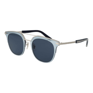 Police Panto Sonnenbrille SPL584 500581 in Blau – 45° Seitenansicht