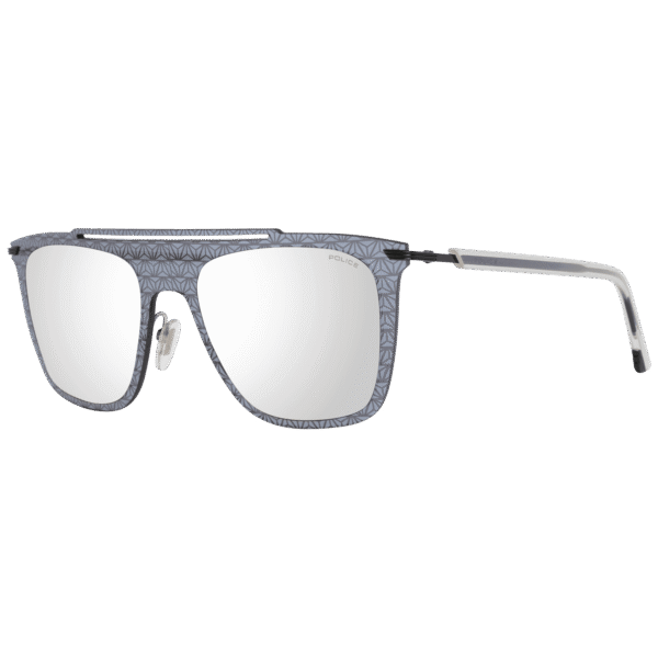 Police Pilotenbrille Sonnenbrille SPL581 52530L in Grau – 45° Seitenansicht