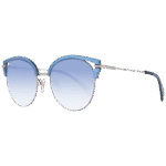 Police Schmetterling Sonnenbrille PL739 548FFB in Blau – 45° Seitenansicht