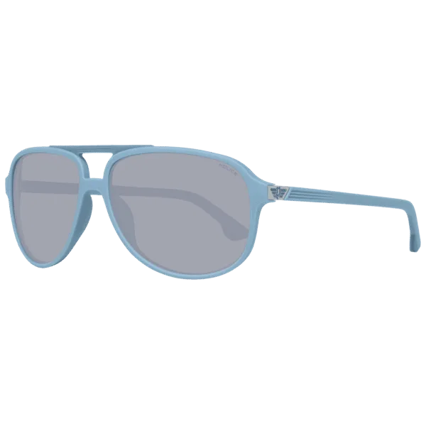 Police Pilotenbrille Sonnenbrille SPL962 607H1X in Grau – 45° Seitenansicht