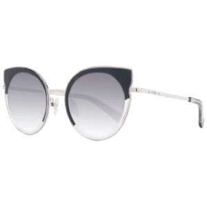 Sting Katzenaugen Sonnenbrille SST324 5006Q9 in Schwarz – 45° Seitenansicht