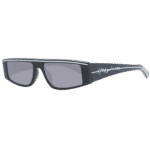 Sting Rechteck Sonnenbrille SST366 550700 in Schwarz – 45° Seitenansicht