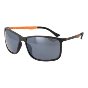 Fila Quadrat Sonnenbrille SF9383 62968X in Schwarz – 45° Seitenansicht