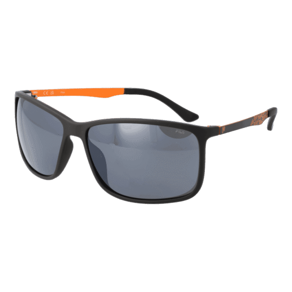 Fila Quadrat Sonnenbrille SF9383 62968X in Schwarz – 45° Seitenansicht