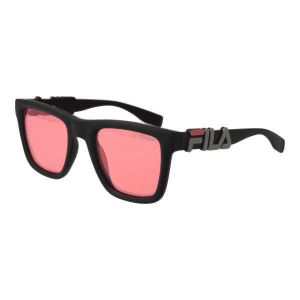 Fila Quadrat Sonnenbrille SF9416 51U28K in Grau – 45° Seitenansicht