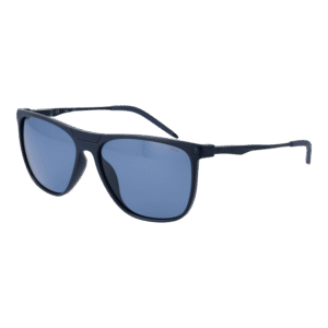 Fila Quadrat Sonnenbrille SF9381 587PAP in Blau – 45° Seitenansicht
