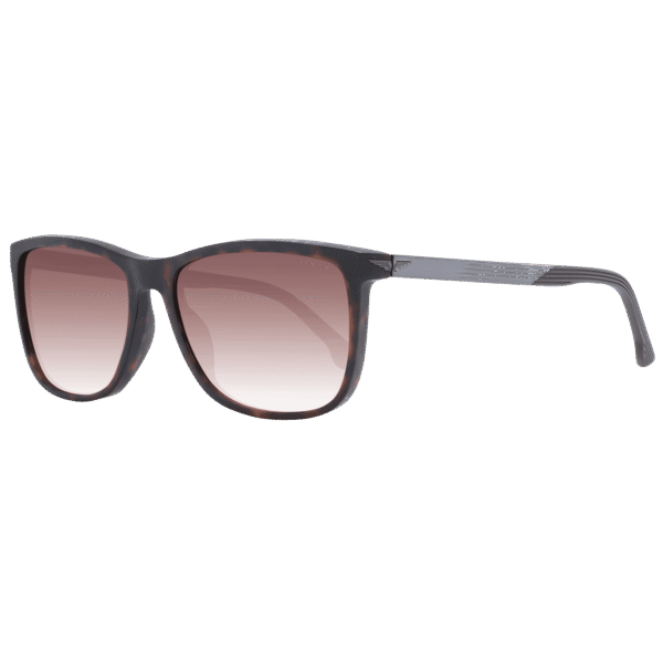 Police Quadrat Sonnenbrille SPLC35M 570738 in Braun – 45° Seitenansicht