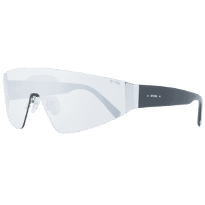 Sting Monoscheibe Sonnenbrille SST388 99579X in Grau – 45° Seitenansicht