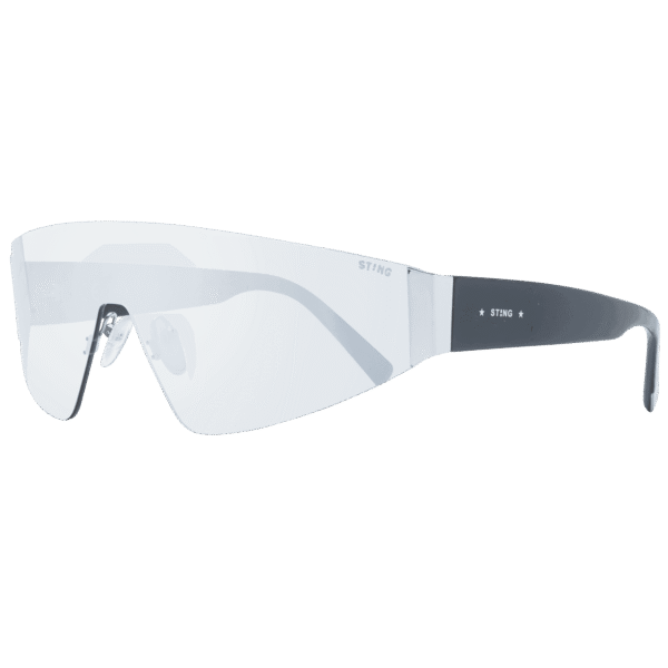 Sting Monoscheibe Sonnenbrille SST388 99579X in Grau – 45° Seitenansicht