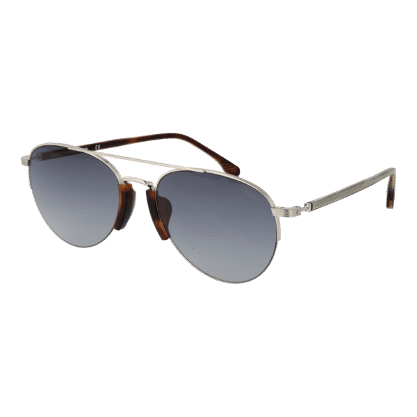Lozza Pilotenbrille Sonnenbrille SL2394 570579 in Silber – 45° Seitenansicht