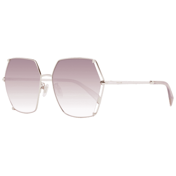 Police Quadrat Sonnenbrille SPLD31 560300 in Rosé Gold – 45° Seitenansicht
