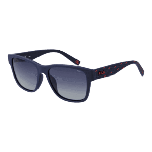 Fila Quadrat Sonnenbrille SFI118 55V15P in Blau – 45° Seitenansicht