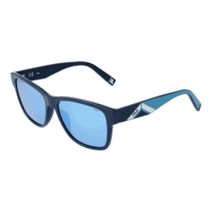 Fila Quadrat Sonnenbrille SFI118V 55D82B in Blau – 45° Seitenansicht