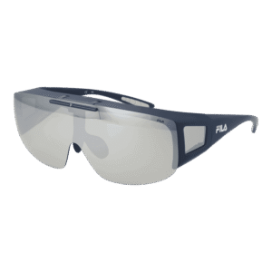 Fila Monoscheibe Sonnenbrille SFI126 996QSP in Blau – 45° Seitenansicht